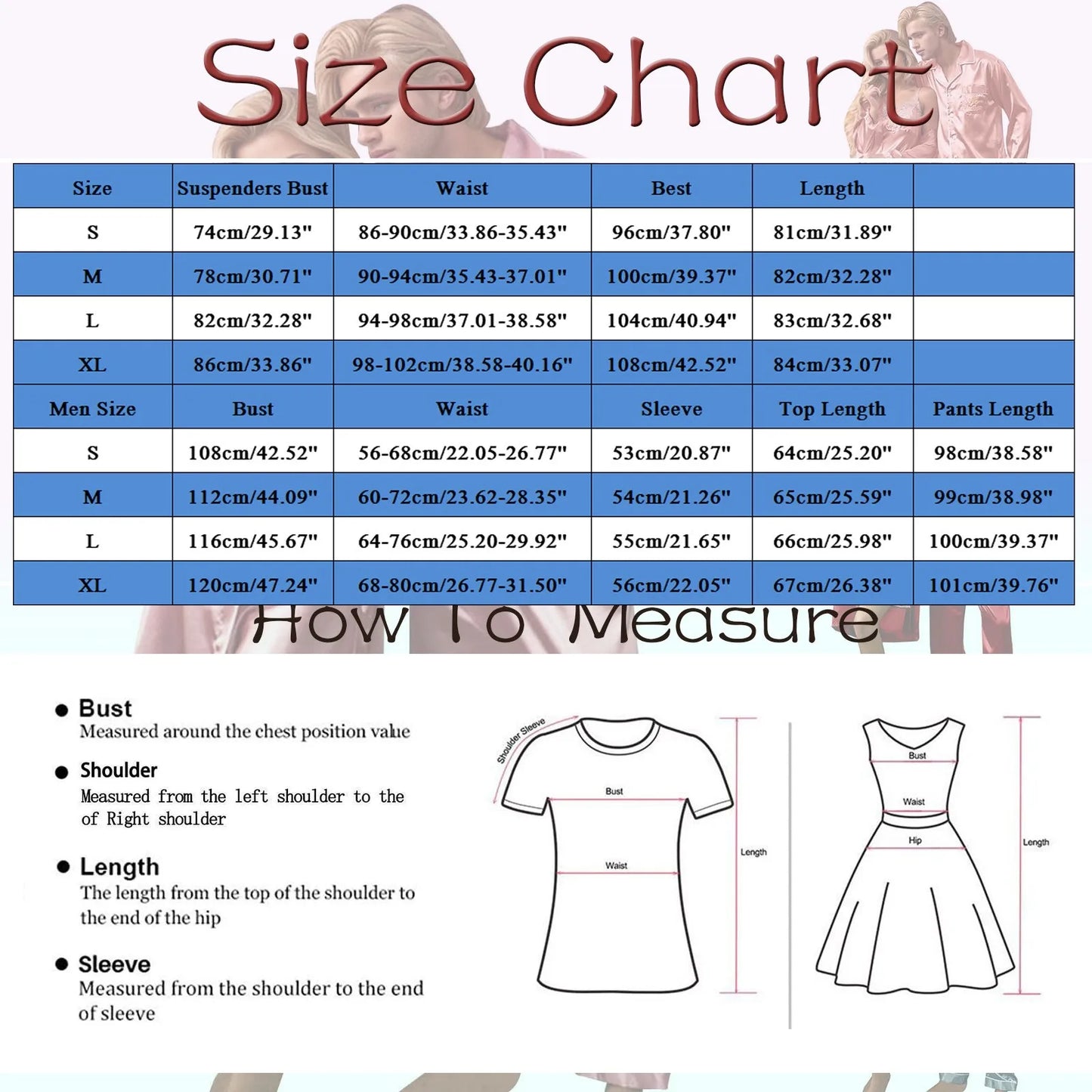 Couples Silk Casual Sleepwear Relaxing Pajamas