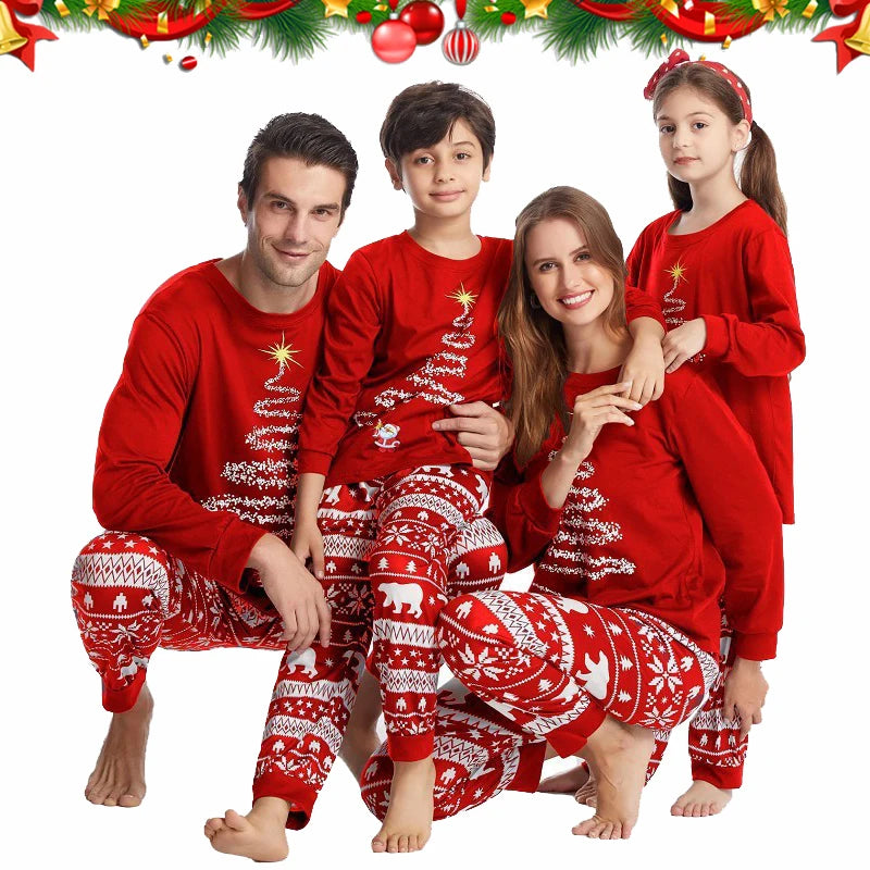 Family Matching Christmas Pajamas Set 2024 Outfits