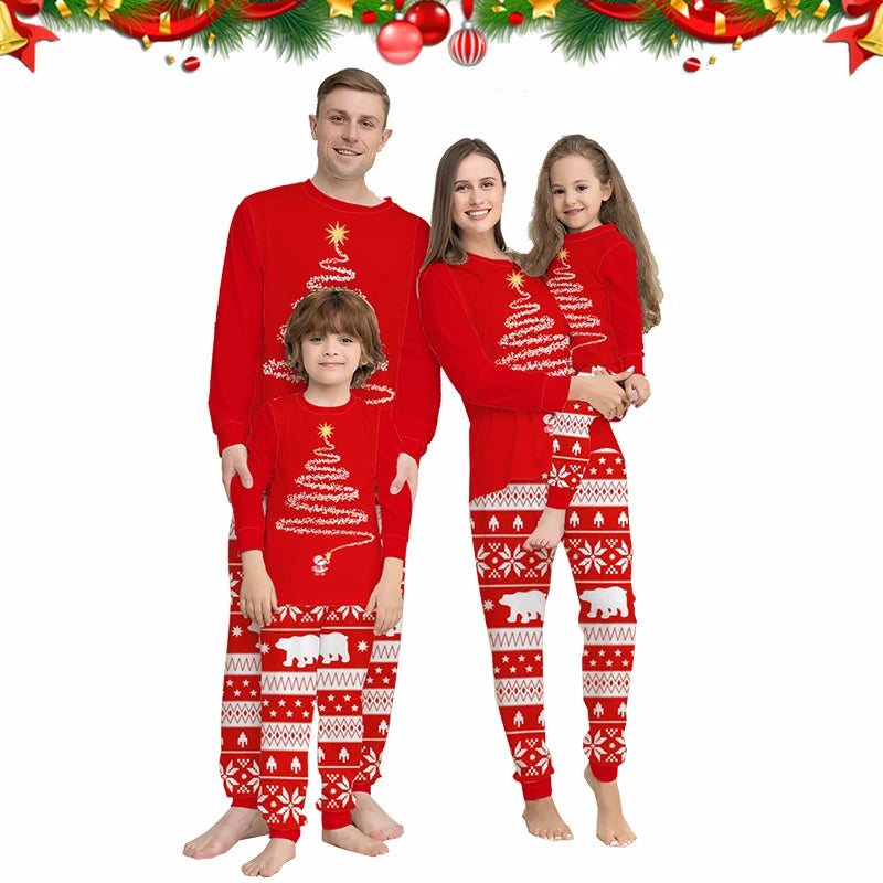 Family Matching Christmas Pajamas Set 2024 Outfits