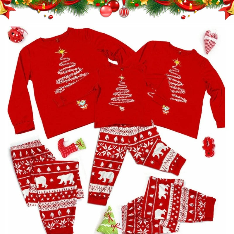 Family Matching Christmas Pajamas Set 2024 Outfits