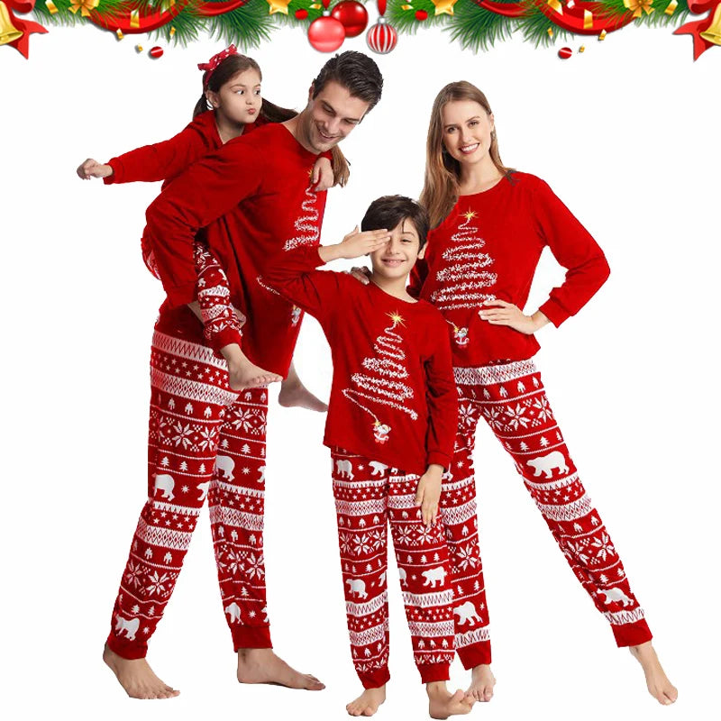 Family Matching Christmas Pajamas Set 2024 Outfits