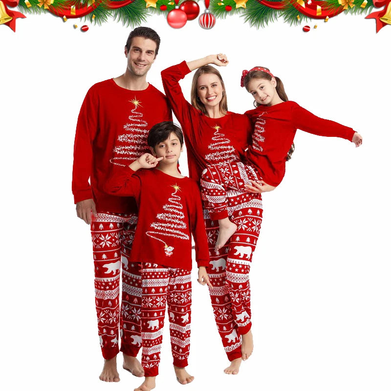 Family Matching Christmas Pajamas Set 2024 Outfits