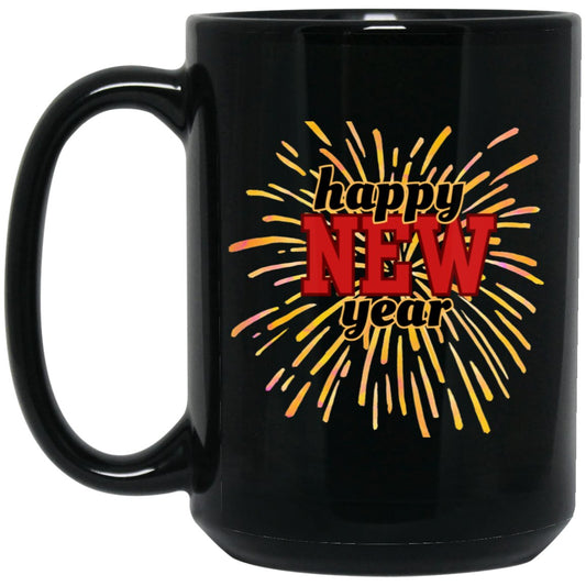 Happy New Year 15oz Black Mug - My Special Person