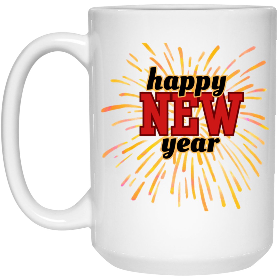 Happy New Year 15oz White Mug - My Special Person