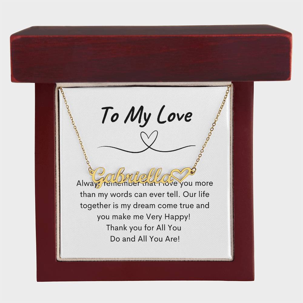 Love's Legacy: Cherish Every Moment with Our Timeless Keepsake - My Special Person