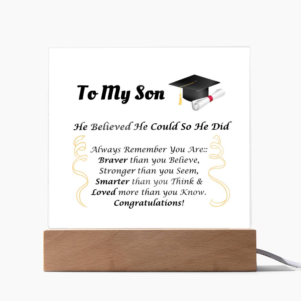 The Next Chapter Begins: A Son's Graduation - My Special Person