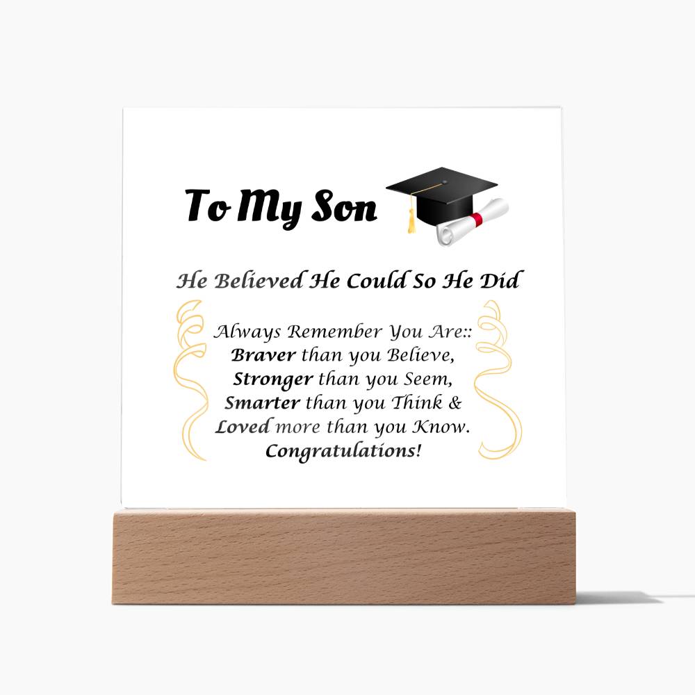 The Next Chapter Begins: A Son's Graduation - My Special Person