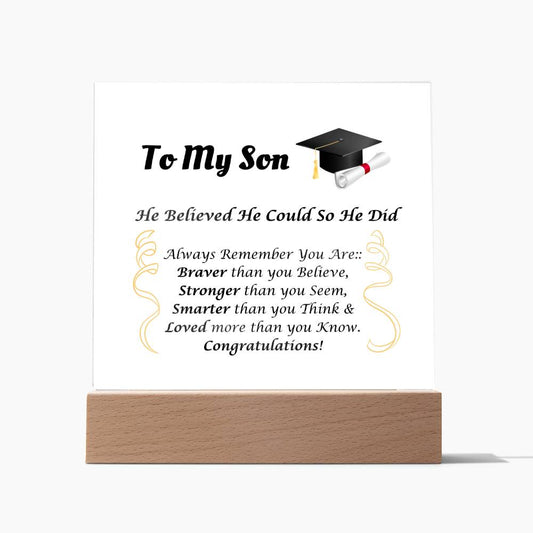 The Next Chapter Begins: A Son's Graduation - My Special Person