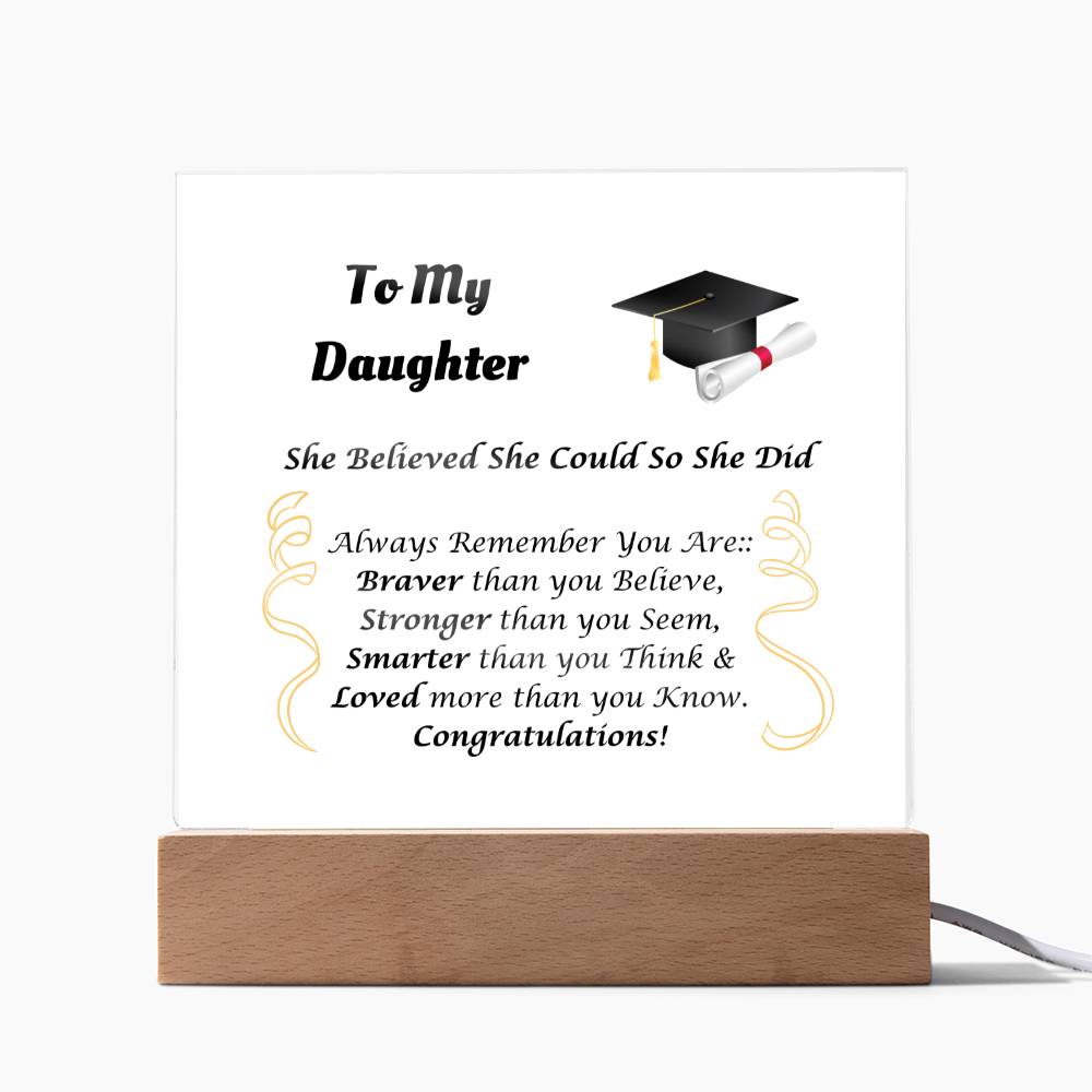 The Next Chapter Begins: Daughter's Graduation - My Special Person