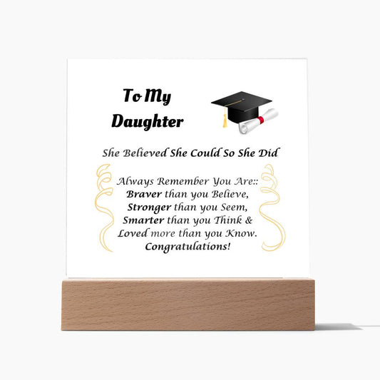 The Next Chapter Begins: Daughter's Graduation - My Special Person